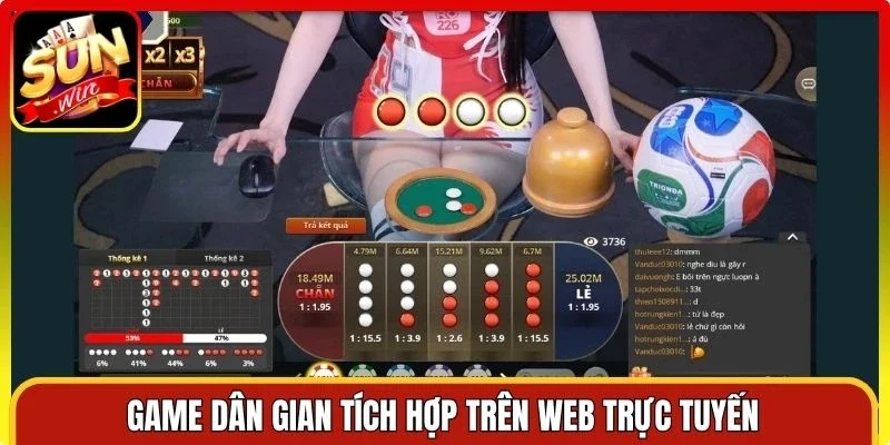 Game dân gian tích hợp trên web trực tuyến