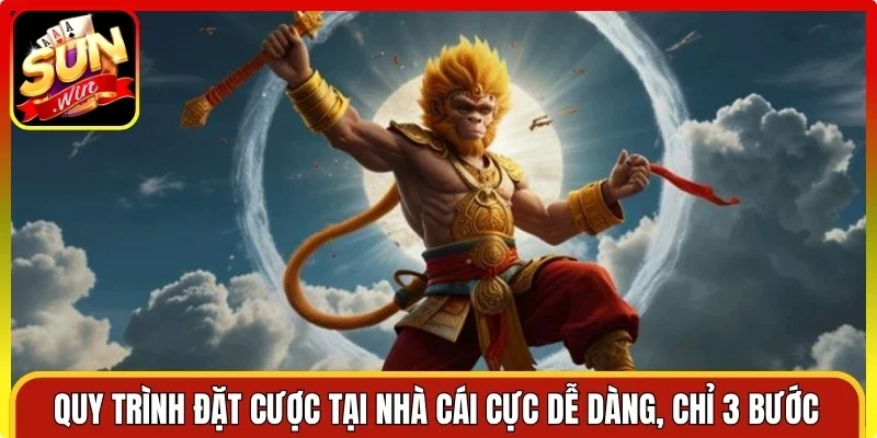 Quy trình đặt cược tại nhà cái cực dễ dàng, chỉ 3 bước